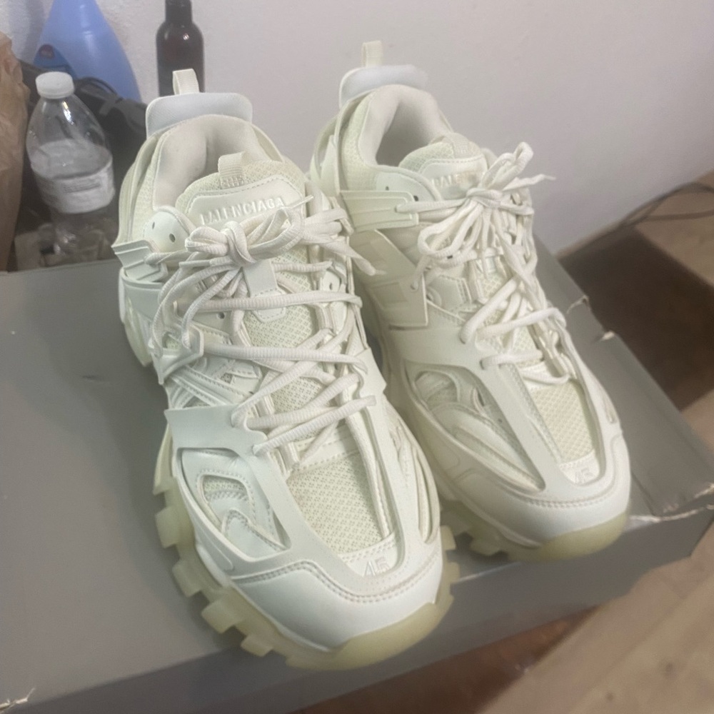 Balenciaga Track sneakers in Off-White Cream